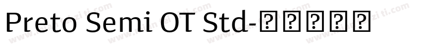 Preto Semi OT Std字体转换